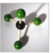 Photo of a molecular model